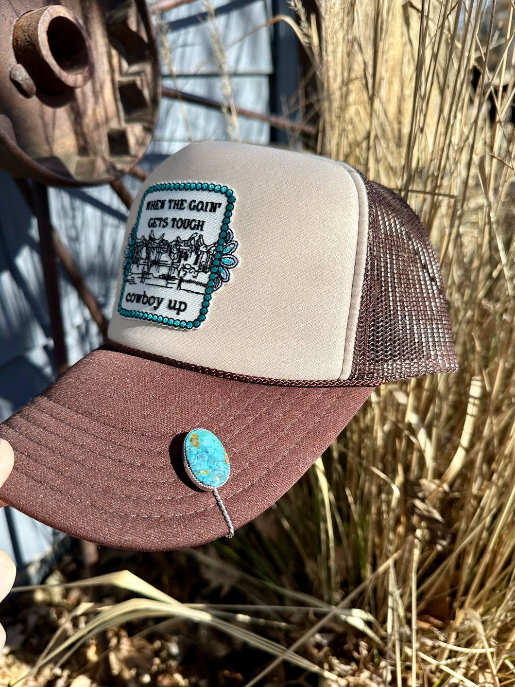 Blue Hat Pin