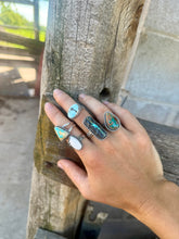 Load image into Gallery viewer, Oval White Buffalo Ring