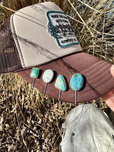 Blue Hat Pin