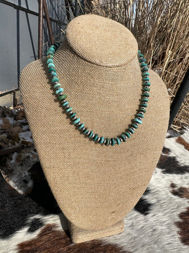 17” Pearls and Turquoise