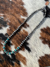 Load image into Gallery viewer, 22” Pearls and Turquoise
