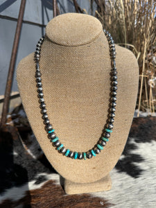 22” Pearls and Turquoise