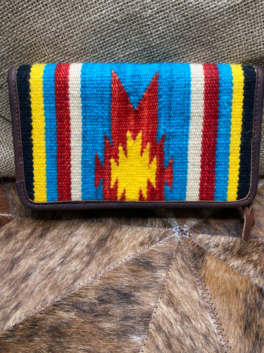 Red & Yellow Aztec Wallet