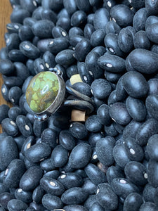Round Green Ring