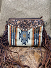 Load image into Gallery viewer, Cream Aztec Purse