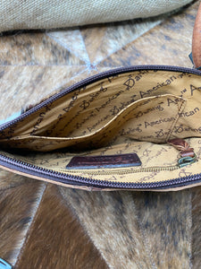 Cowhide Clutch