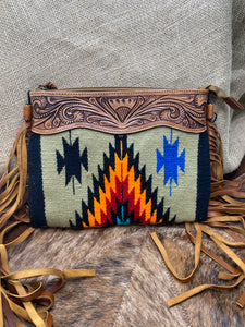 Tan Aztec Purse