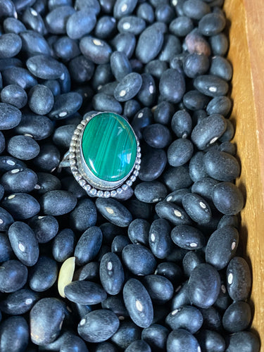 Round Green Ring